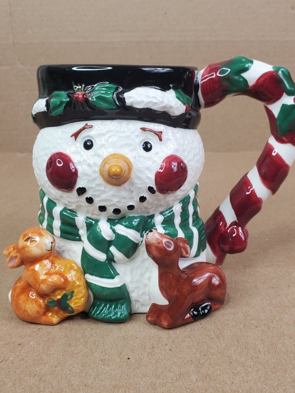 Tis The Season Holiday Snowman Ceramic Coffee Hot Chocolate Christmas Mug